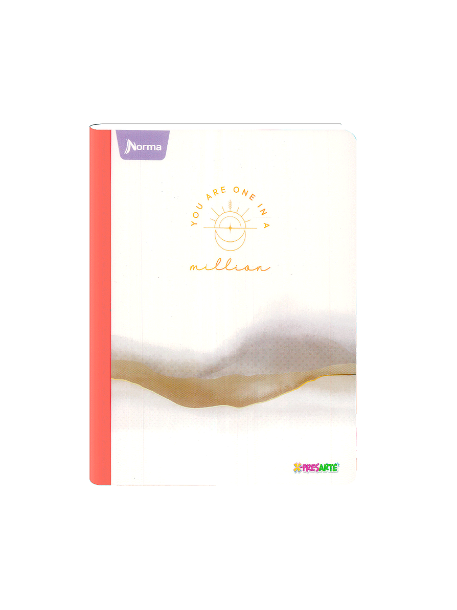 Cuaderno Cosido Norma X-Presarte Femenino 100 Hojas Cuadros 3