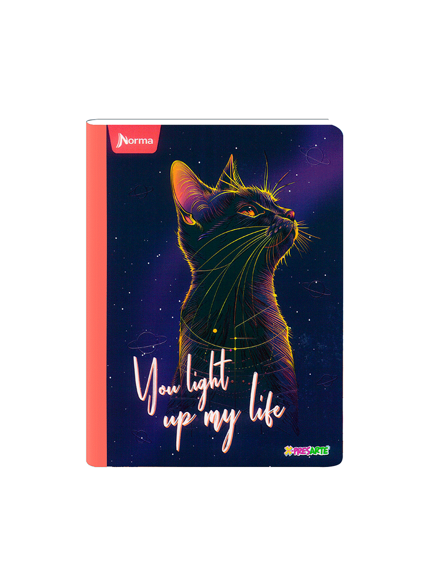 Cuaderno Cosido Norma X-Presarte Femenino 100 Hojas Cuadros 1