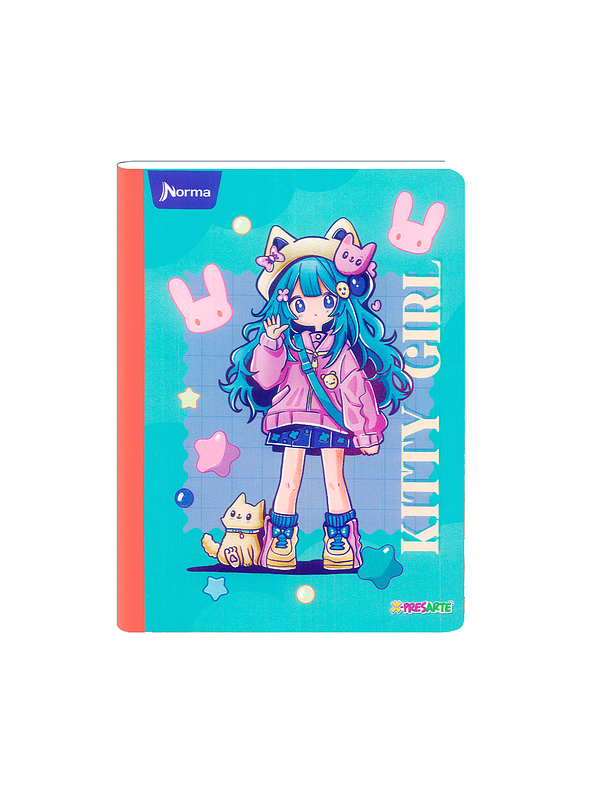 Cuaderno Cosido Norma X-Presarte Femenino 100 Hojas Cuadros 9