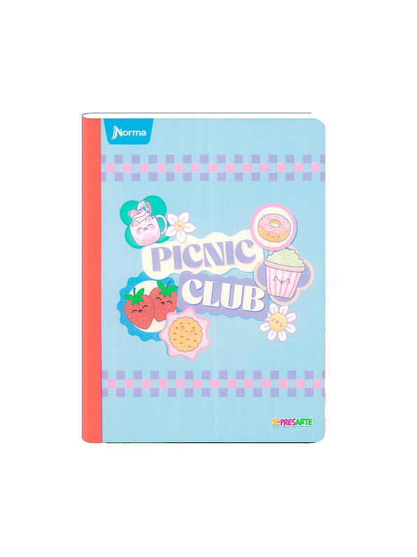 Cuaderno Cosido Norma X-Presarte Femenino 100 Hojas Cuadros 10