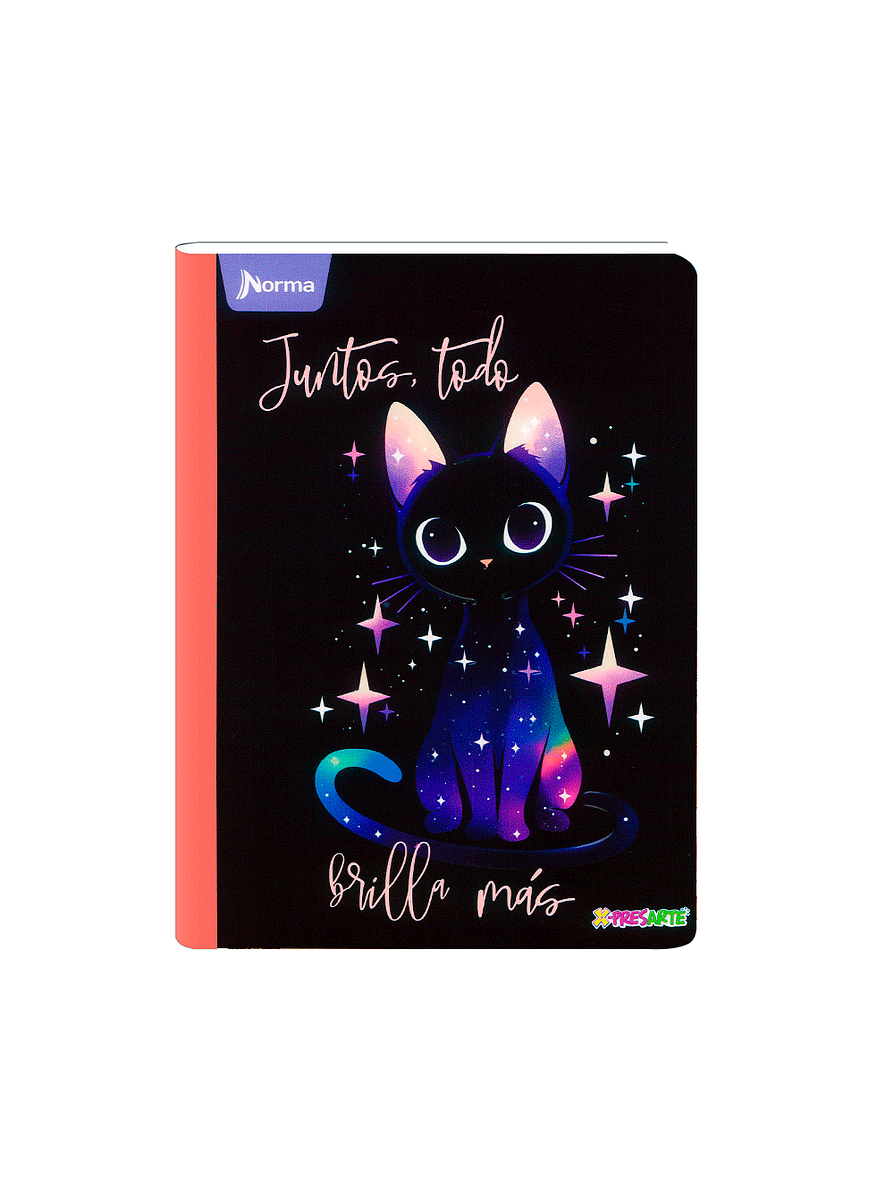 Cuaderno Cosido Norma X-Presarte Femenino 50 Hojas Cuadros 11