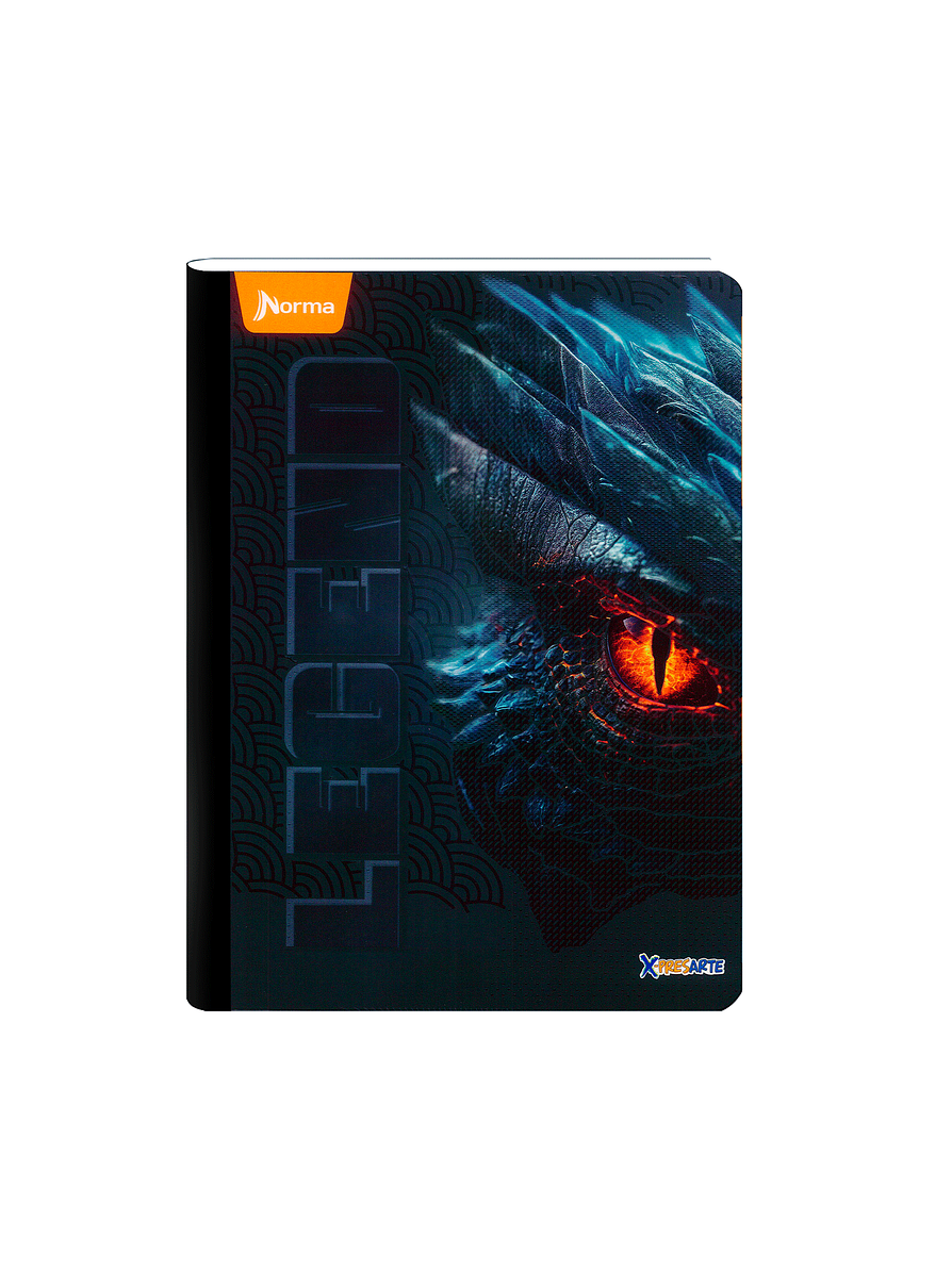 Cuaderno Cosido Norma X-Presarte Masculino 100 Hojas Cuadros 2