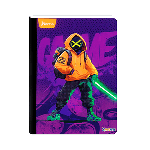 Cuaderno Cosido Norma X-Presarte Masculino 50 Hojas Cuadros