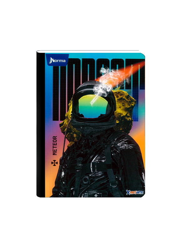 Cuaderno Cosido Norma X-Presarte Masculino 50 Hojas Cuadros 5