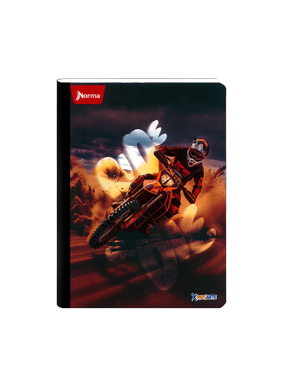 Cuaderno Cosido Norma X-Presarte Masculino 50 Hojas Cuadros 9