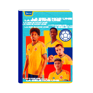 Cuaderno Cosido Norma Selección Colombia 50 Hojas Líneas
