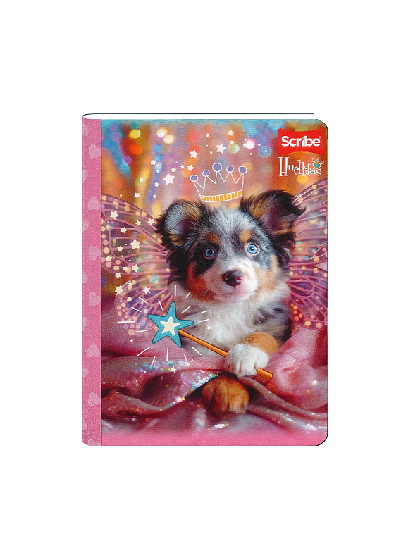 Cuaderno Cosido Huellitas Líneas 100 Hojas 1