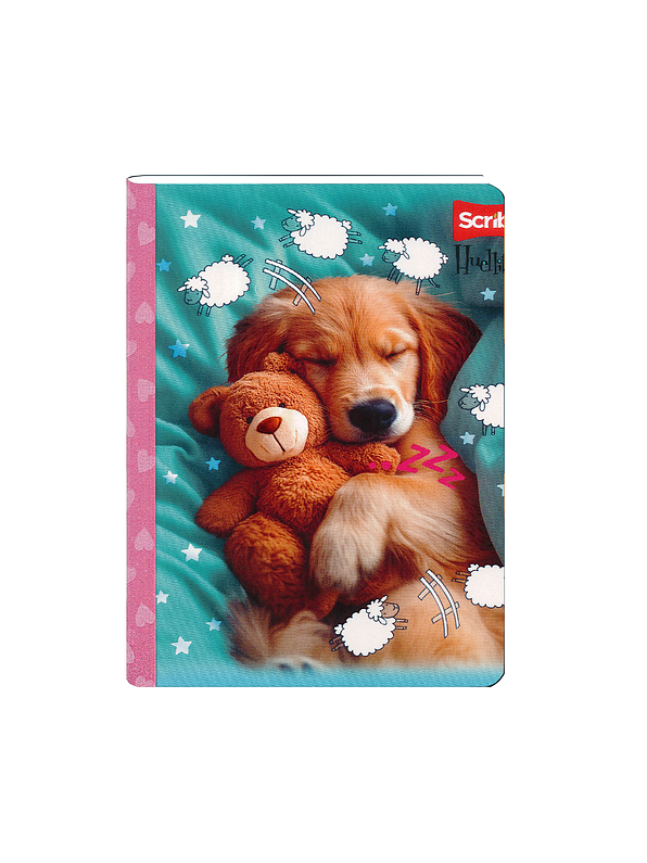 Cuaderno Cosido Huellitas Líneas 100 Hojas 2