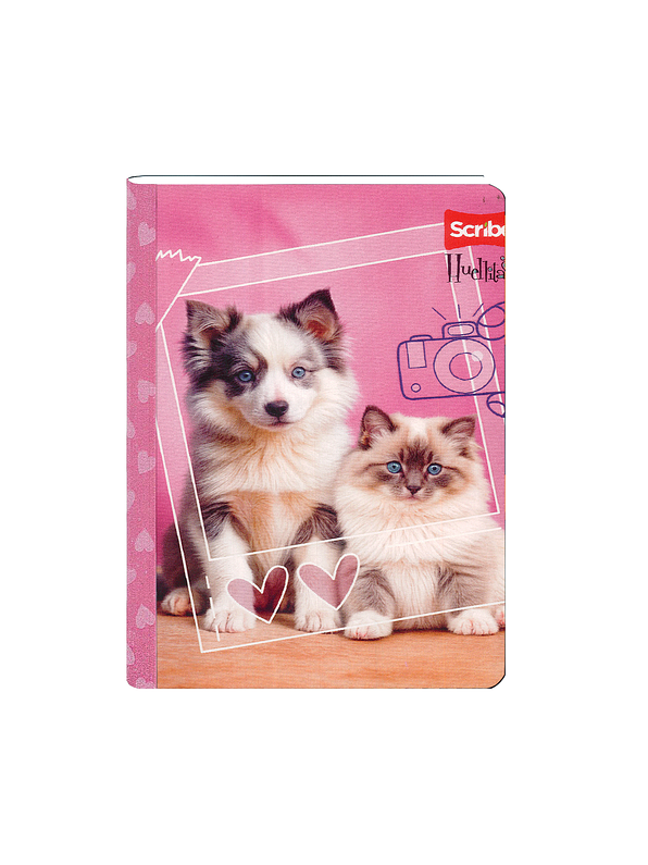 Cuaderno Cosido Huellitas Líneas 100 Hojas 3