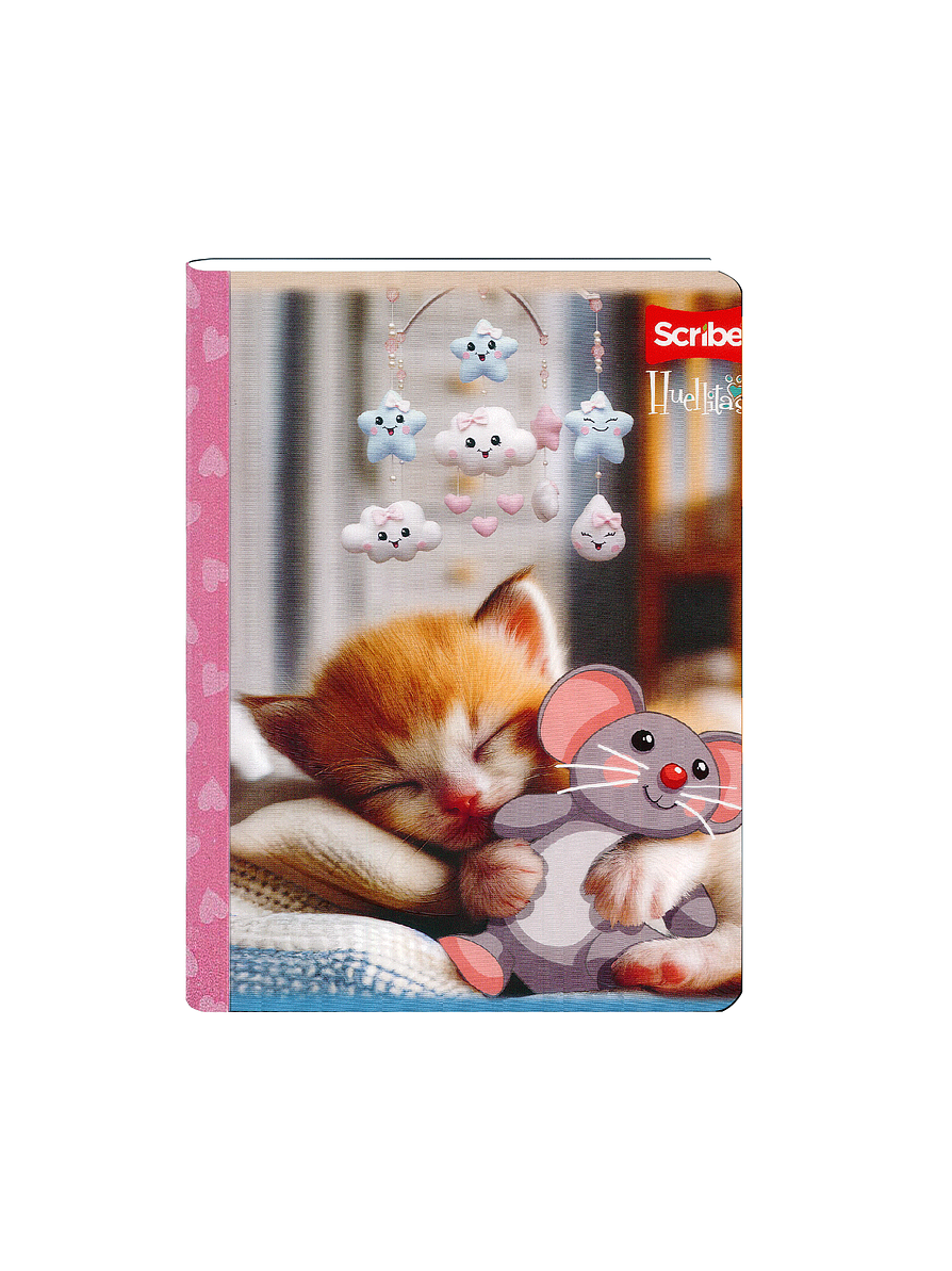 Cuaderno Cosido Huellitas Líneas 100 Hojas 4