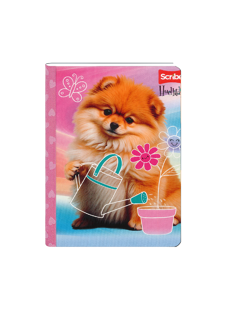 Cuaderno Cosido Huellitas Líneas 100 Hojas 6