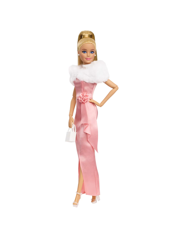 Barbie Noche De Encanto Con Vestido Rosa  3