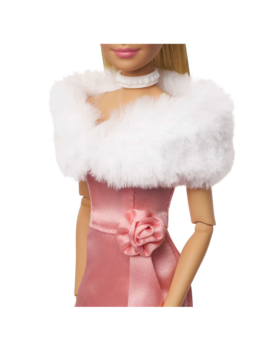 Barbie Noche De Encanto Con Vestido Rosa  5