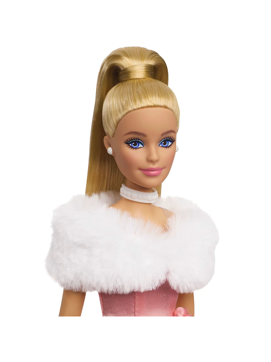 Barbie Noche De Encanto Con Vestido Rosa  4