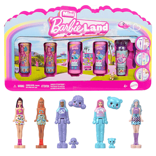 Mini BarbieLand Muñecas Paquete de Mini Reveal