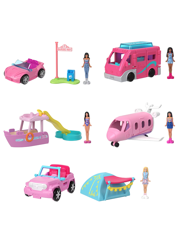  Mini BarbieLand Vehículo para Muñecas Sorpresa 1