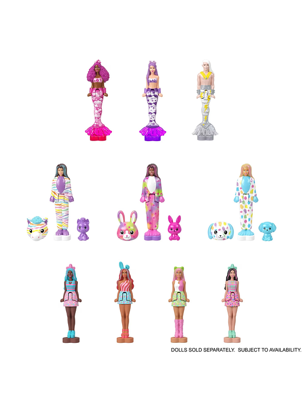 Mini BarbieLand Muñecas Color Reveal Surtidas 2