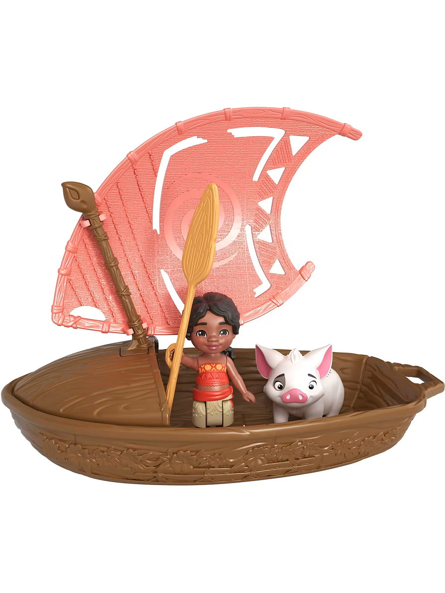 Disney Moana 2 Canoa, Muñeco Y Accesorios Surtido 3