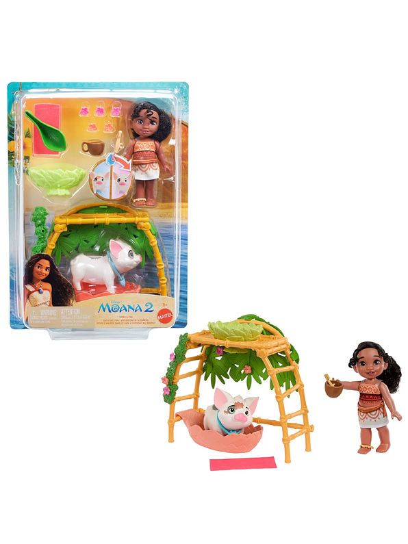 Disney Moana 2 Juego De Baño Simea & Pua 1
