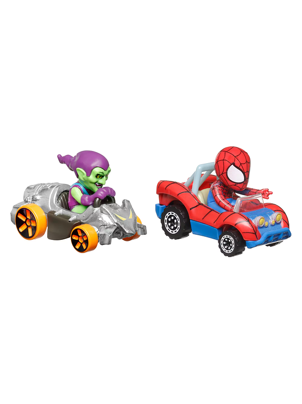 Hot Wheels Racer Verse Pack 2 Coches Con Personajes Surtidos  3