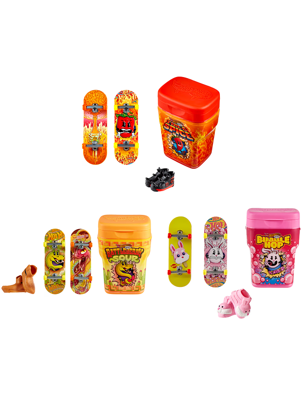 Hot Wheels Skate Con 2 Tablas Fingerboard Surtido  1
