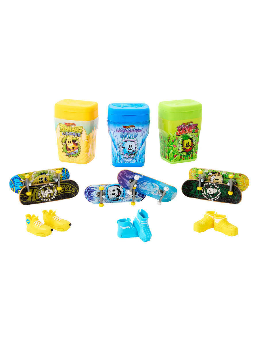 Hot Wheels Skate Con 2 Tablas Fingerboard Surtido  5