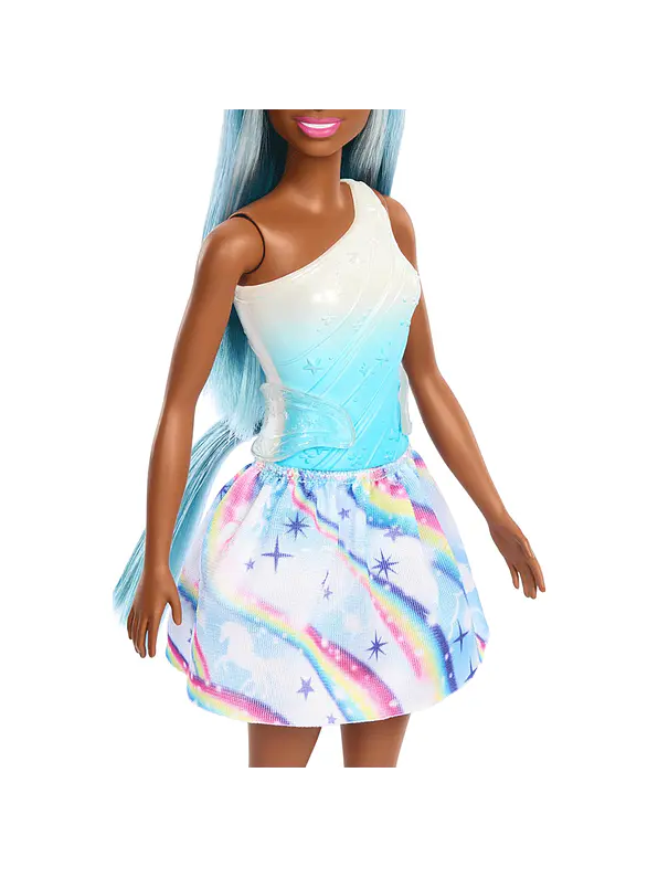 Barbie Unicornio Muñeca Afroamericana Con Pelo Fantasía 5