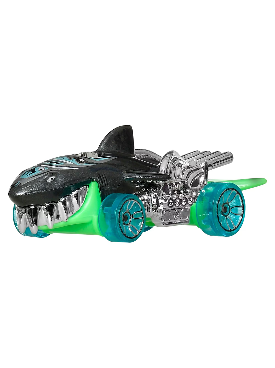 Hot Wheels Monster Trucks Vehículo Shark VS Dino Multipack 3