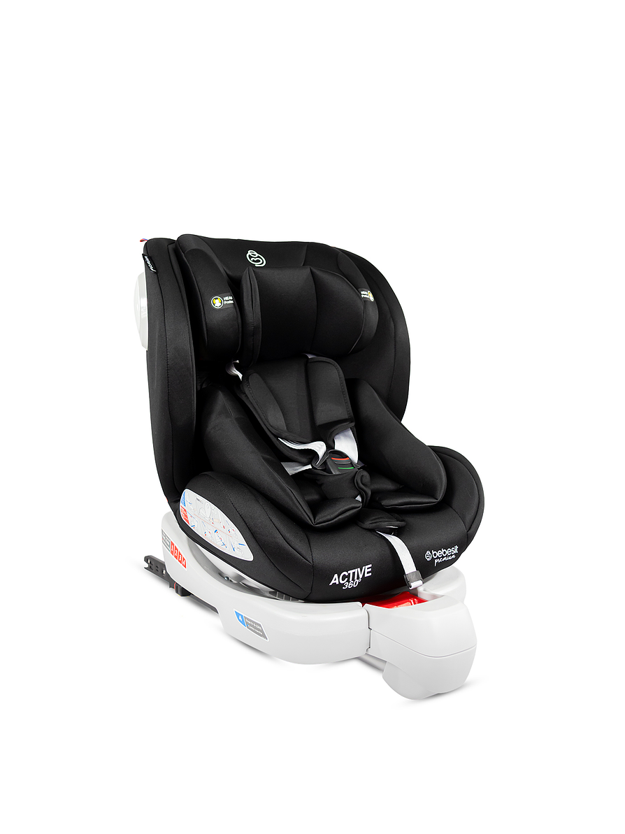 Silla de Auto Bebesit Active 360 Isofix Black Premium 5