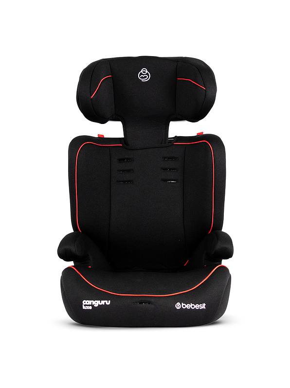 Silla Bebesit Canguru Luxe Dark Black 4
