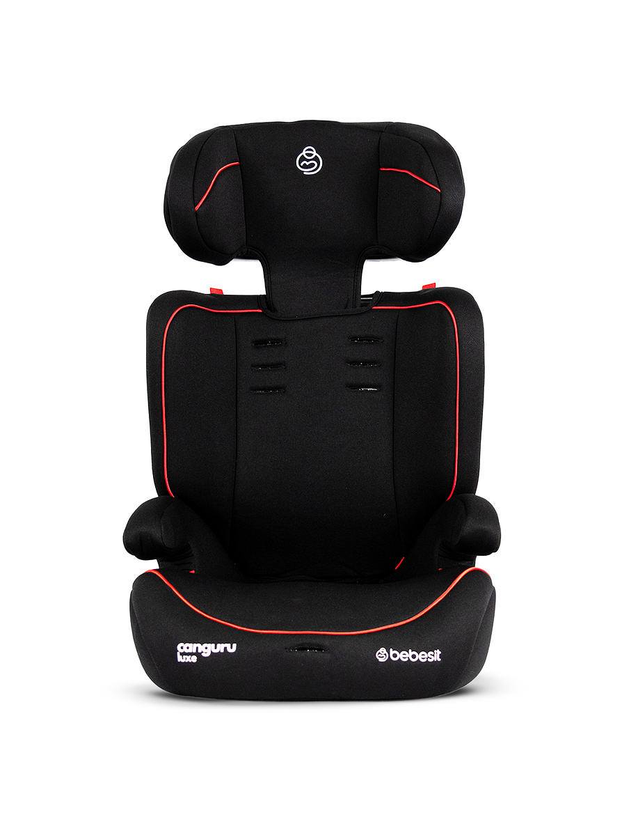 Silla Bebesit Canguru Luxe Dark Black 4