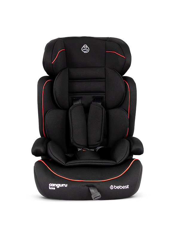 Silla Bebesit Canguru Luxe Dark Black 1
