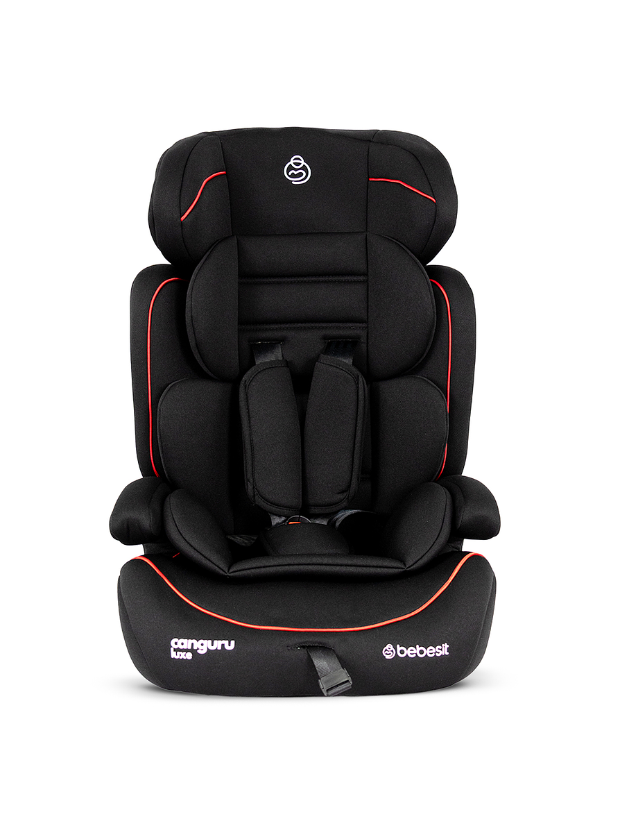 Silla Bebesit Canguru Luxe Dark Black 1