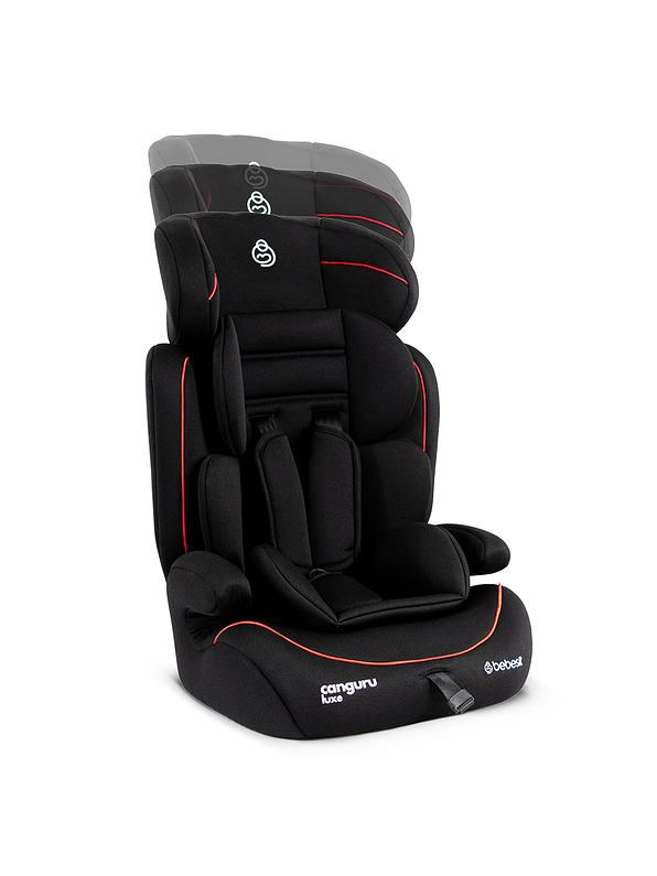 Silla Bebesit Canguru Luxe Dark Black 2