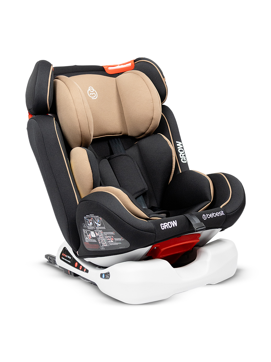 Silla Auto Bebesit Grow Isofix Beige 2