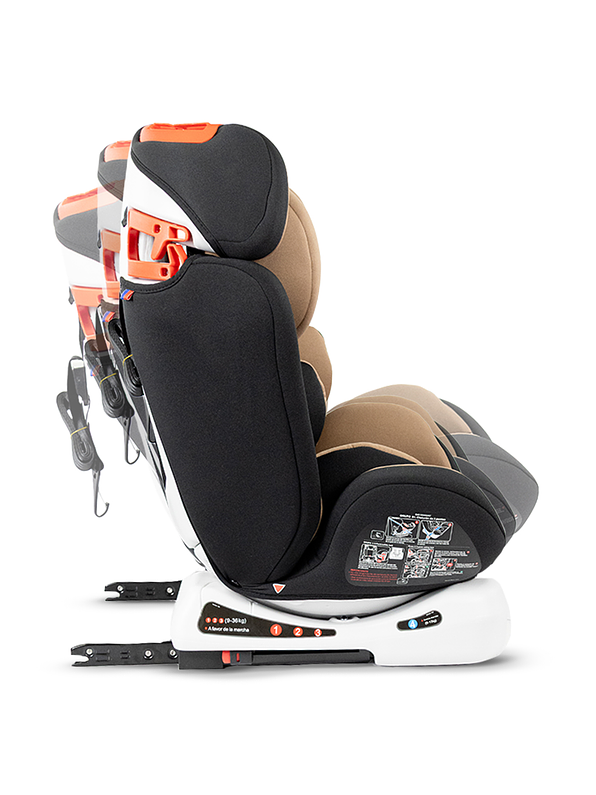 Silla Auto Bebesit Grow Isofix Beige 3