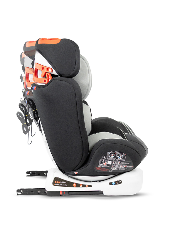 Silla Auto Bebesit Grow Isofix Gray 5