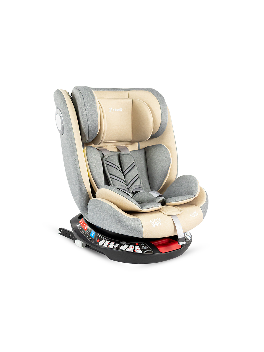 Silla De Auto Bebesit Nox 360 Isofix Beige 1