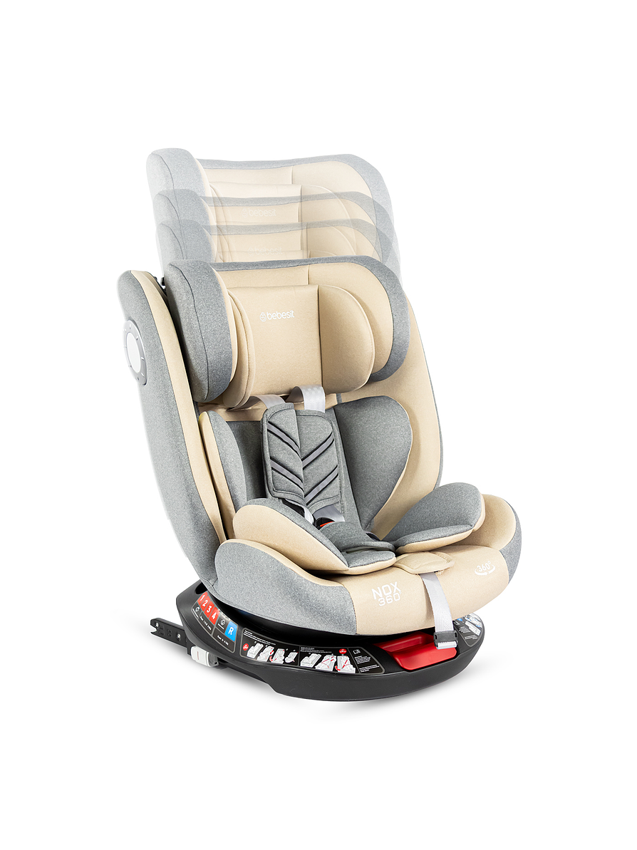 Silla De Auto Bebesit Nox 360 Isofix Beige 2