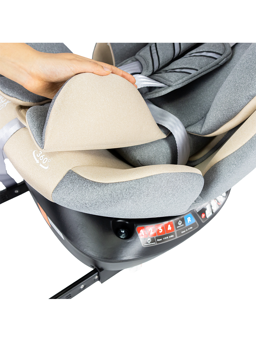 Silla De Auto Bebesit Nox 360 Isofix Beige 11