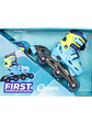 Patín Infantil Convertible First Qmax Blue  - Miniatura 2