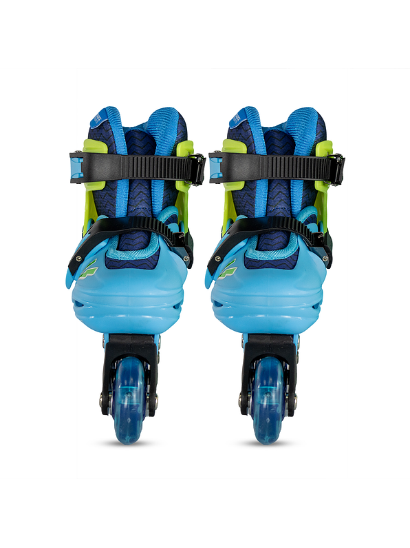 Patín Infantil Convertible First Qmax Blue  3