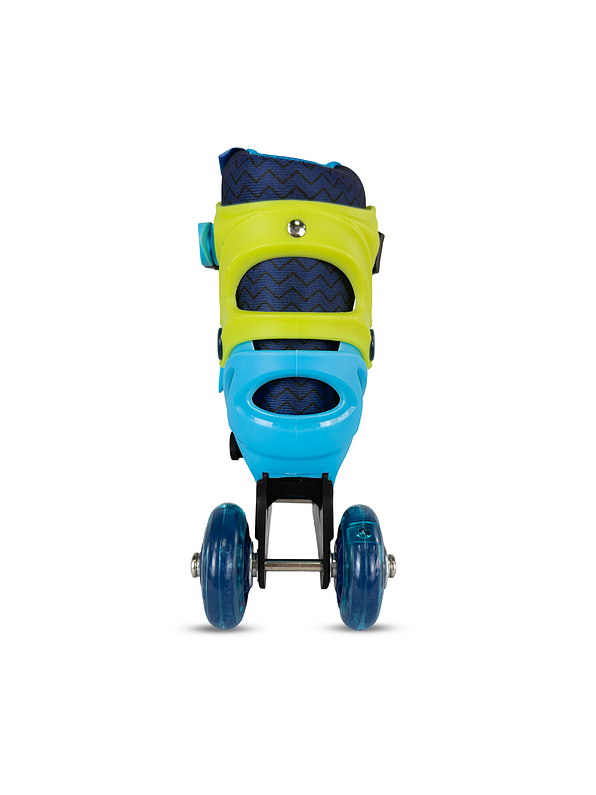 Patín Infantil Convertible First Qmax Blue  9