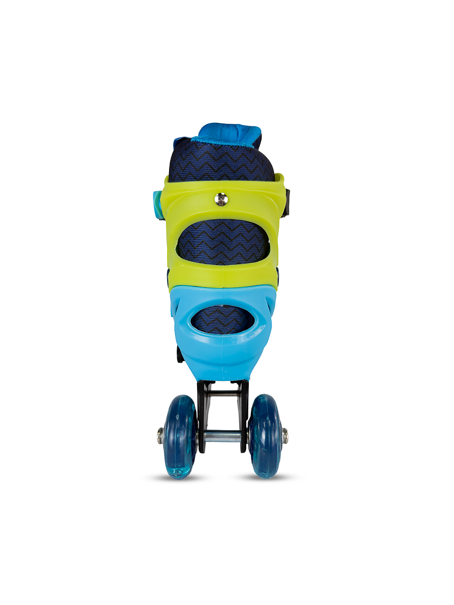 Patín Infantil Convertible First Qmax Blue  10