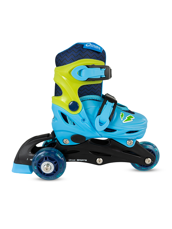 Patín Infantil Convertible First Qmax Blue  11