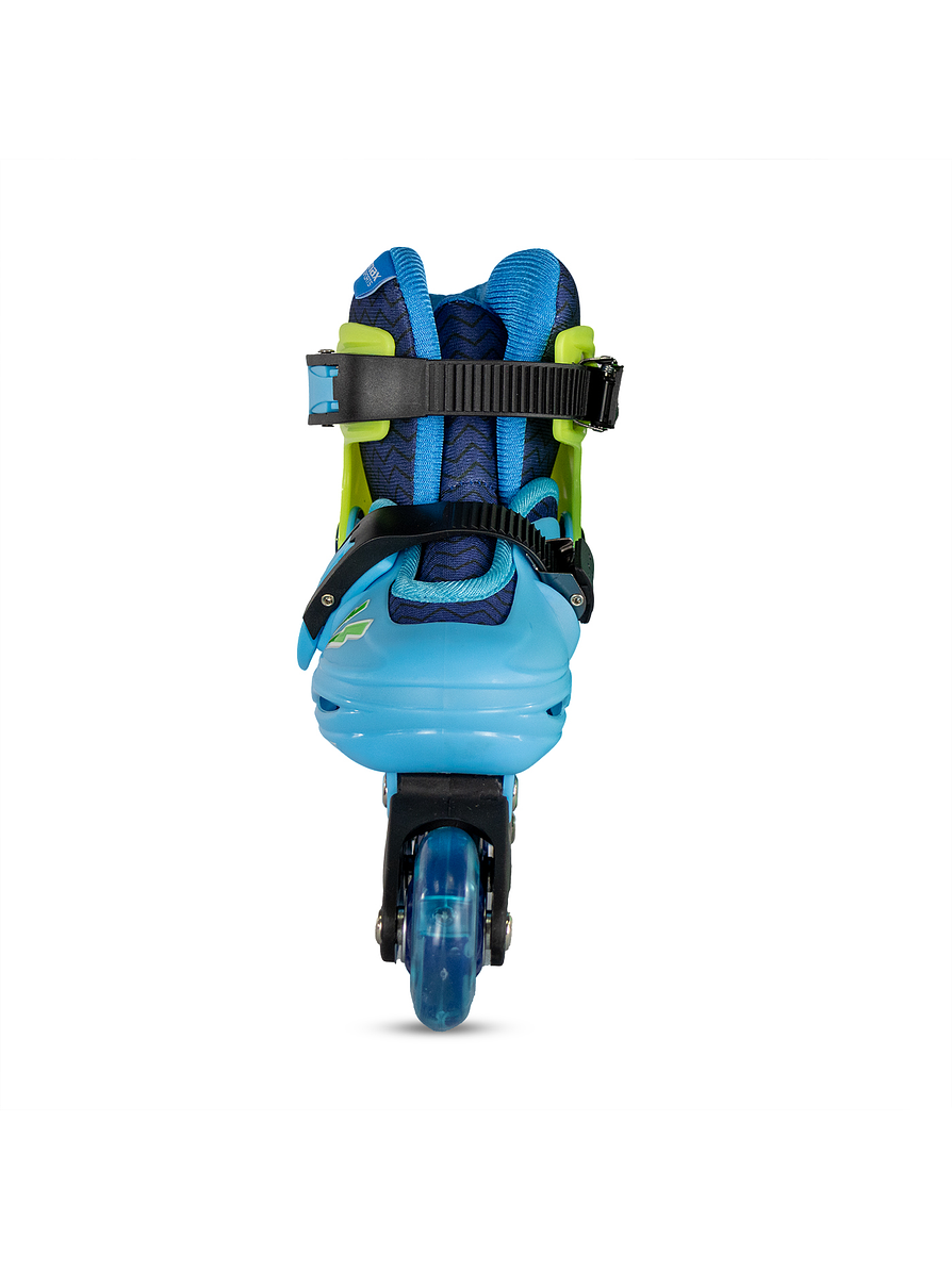 Patín Infantil Convertible First Qmax Blue  12