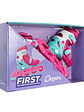 Patín Infantil Convertible First Qmax Pink - Miniatura 4