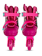 Patín Infantil Convertible First Qmax Pink - Miniatura 6