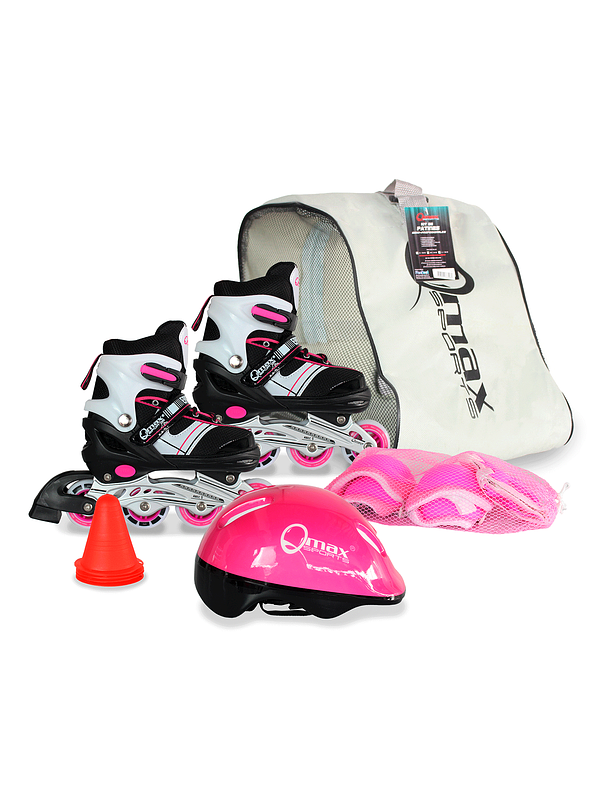 Set de Patinaje Pink Epic Qmax 1