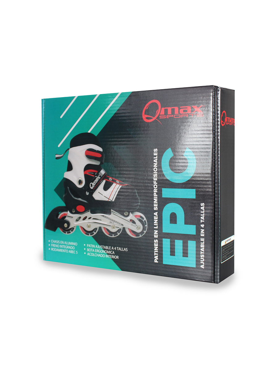 Patines Ajustables Epic Qmax Red 4